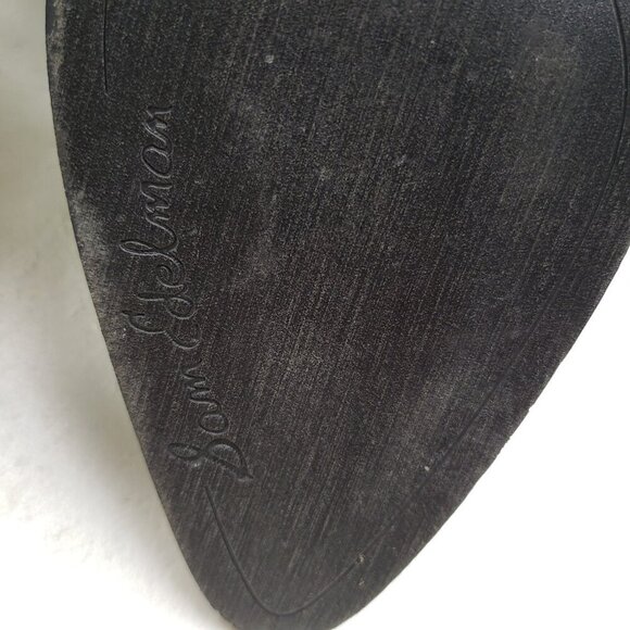 Sam Edelman Elana Studded Boot Womens 7.5 Beige Leather Snake Cut Out Ankle Heel - Picture 15 of 16